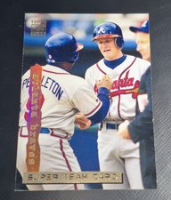 1994 Topps Stadium Club Super Team Card #1 Atlanta Braves #1 