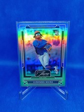 2025 Panini Three and Two Holo Blue /15 Luisangel Acuna #47 Rookie RC 5/15