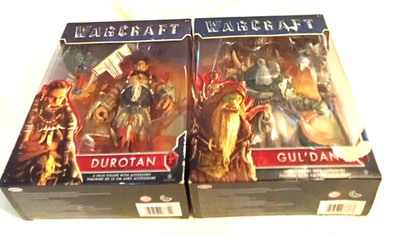 Jakks 2016 Warcraft Figures 6''  WIth Accesssory GUL'DAN & DUROTAN Both NEW