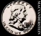 1955 Silver Franklin Half Dollar - Choice Gem Proof++++  Lustrous  #L4896