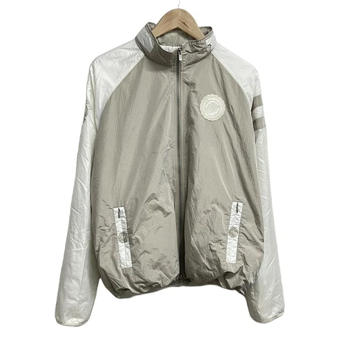 OFF WHITE Auth ZOY Giacca leggera da uomo beige bianca