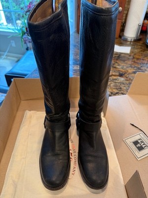 Frye Phillip Harness Tall 7M Women's Boots - Black