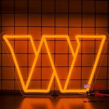 Led Sign for Football & Rugby Team - Commander Football Neon Signs