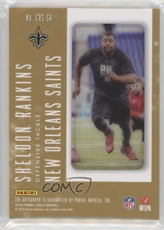 2016 Panini Gala Cinematic Rookie Signatures /99 Sheldon Rankins #CRS-SR Auto RC - Image 2 of 2