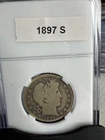 1897 S Barber Half Dollar G/Vg Condition 90% Silver