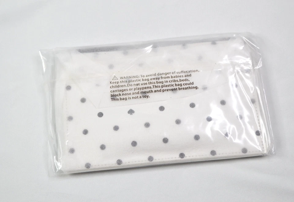 NUEVO CON ETIQUETAS KATE SPADE Estuche/Bolsa/Embrague para Lunares con Regla de Lápices Borrador Afilar Foto 3 de 4