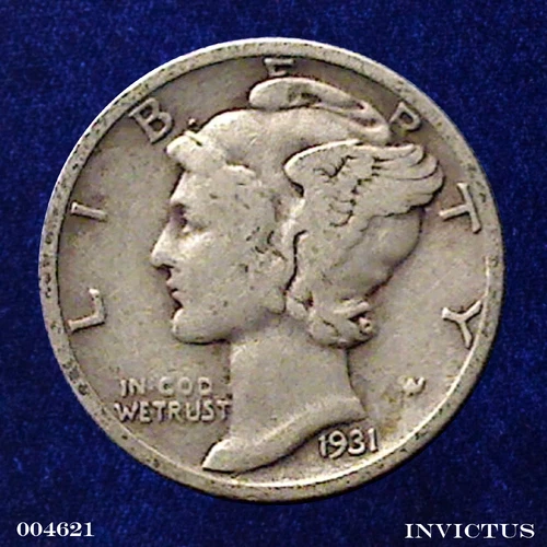 1931-S Mercury Dime (Circulated) Scarce Issue ~ Grade: Fine