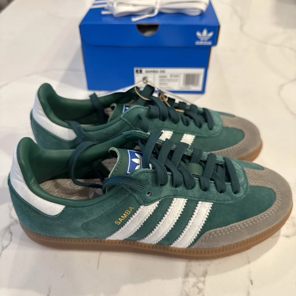 Adidas Samba OG Hombre Colegial Verde/Blanco Nube/Goma Talla 6 Foto 2 de 3