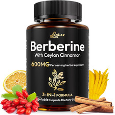 Suplemento de Berberina Premium Apoya AMPK Metabólico, Berberina Liposomal con C