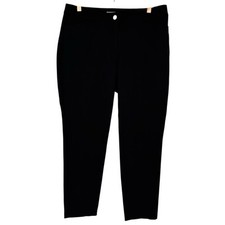 Eileen Fisher Ankle Pants Black Size Small Minimalist Classic Casual Old Money