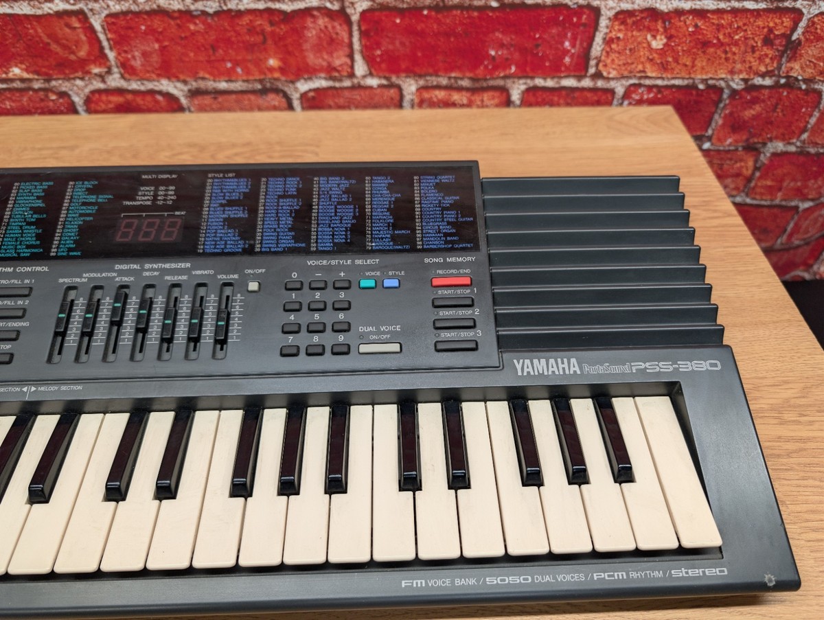 鍵盤楽器 YAMAHA/PSS-380 Portasound Yamaha PortaSound PSS-380 Keyboard Vintage FM Synth Tested Working