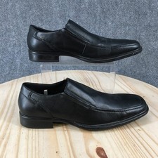 Goodfellow Co. Shoes Mens 7 Jefferson Loafers Black Faux Leather Almond Toe