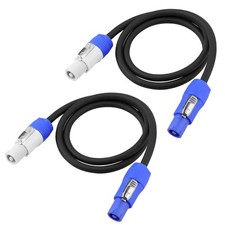 5 Pack Stage Light PowerCON Cable, 3 Pin 16AWG AC PowerCon Connector Cord Inp...
