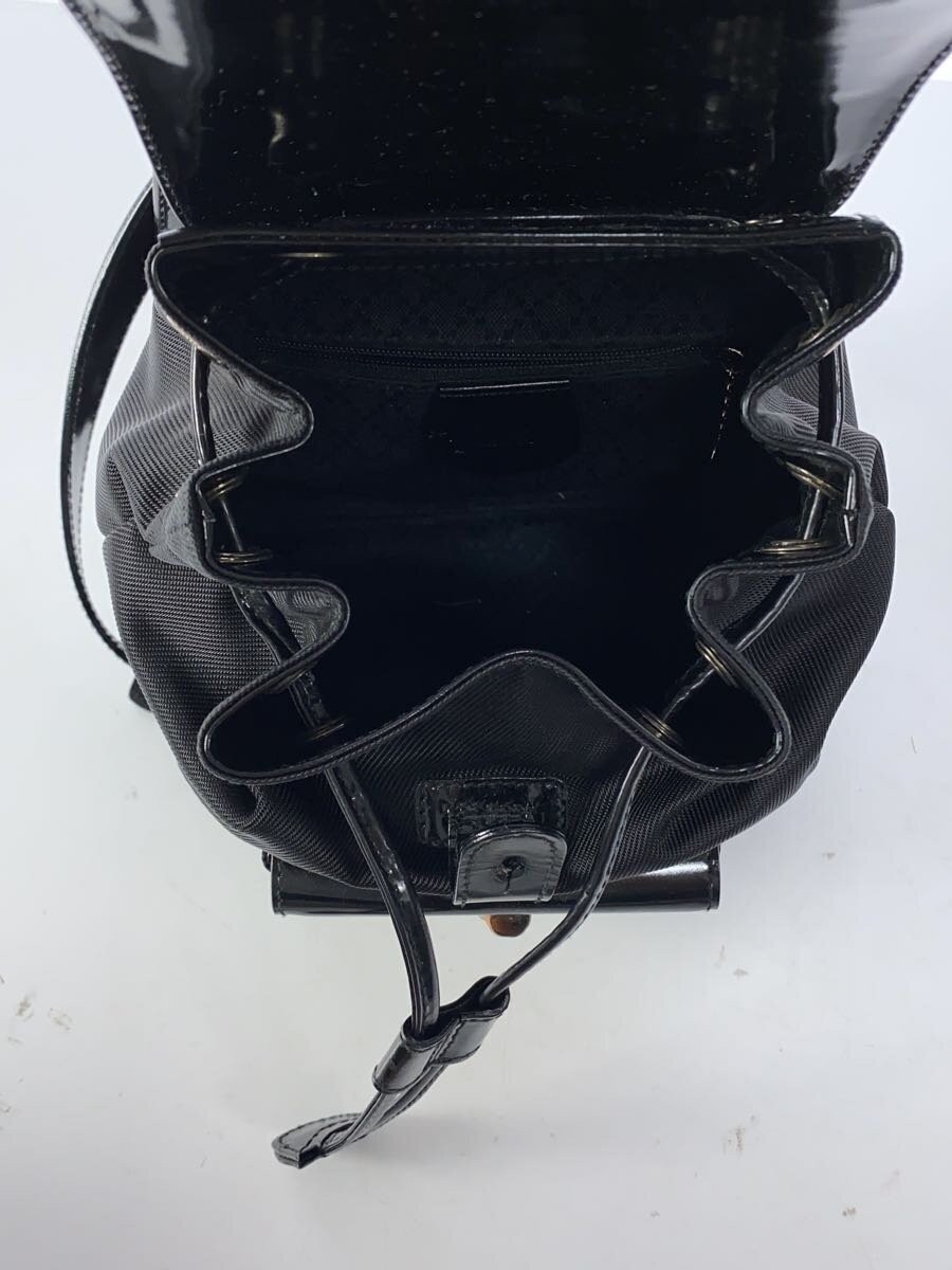 GUCCI Backpack Nylon Black Solid Color - image 6