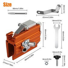 Chainsaw Chain Sharpening Jig Portable Hand Crank Sharpener Tool Set