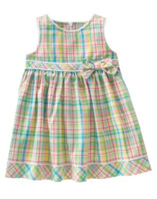 NWT 12 18 2T 4T gymboree HAPPY RAINBOW SUNDRESSES! dots, stripes, plaid~U-PIC! - Picture 4 of 4