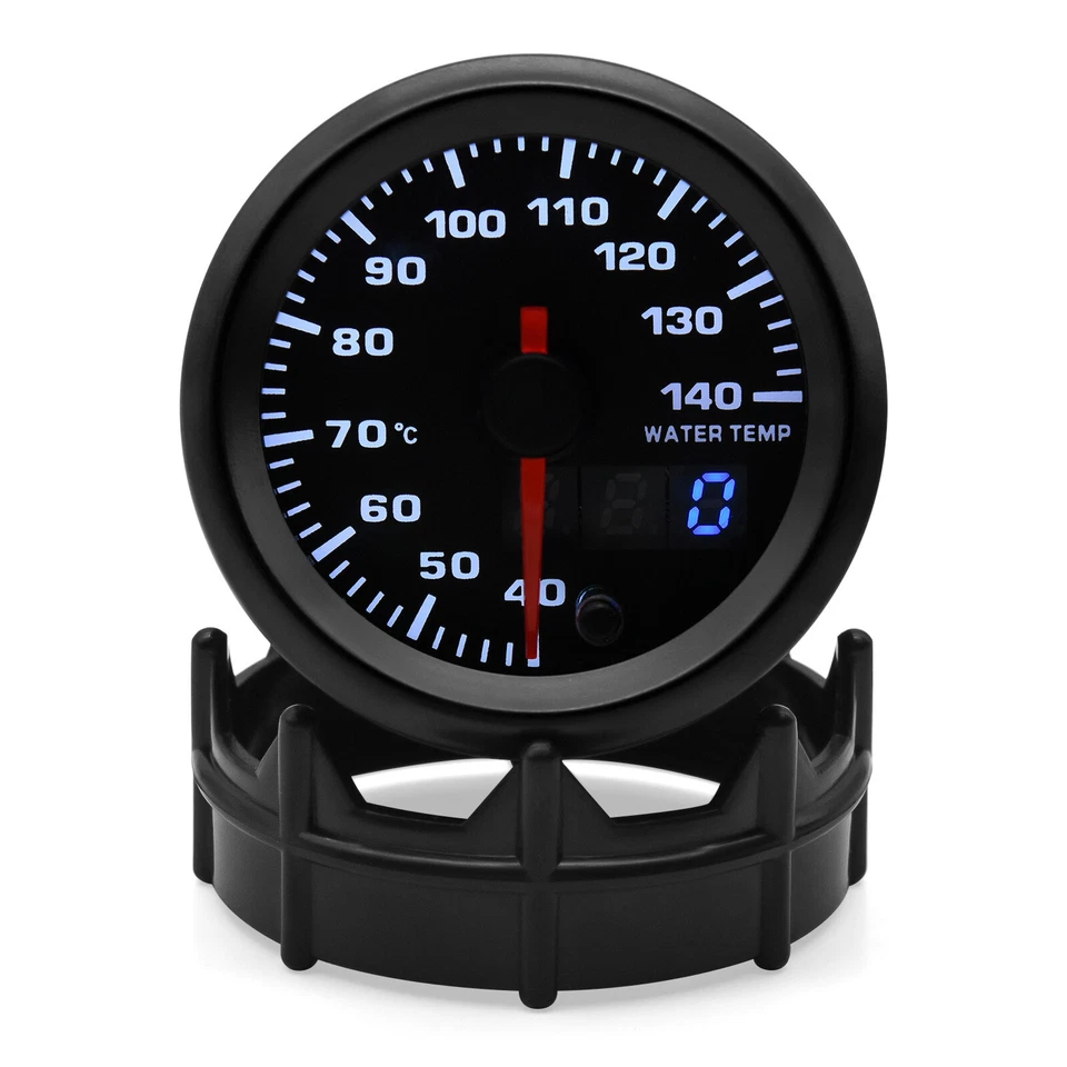 52mm Celsius Digital & Pointer 7 Color LED Car Water Temp Temperature Gauge   - Image 3 of 4