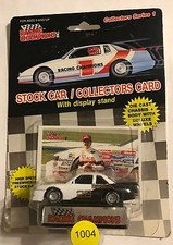 1989 28 DAVEY ALLISON SERIES 1 -PLASTIC TIRE - BLACK  WHITE 1004
