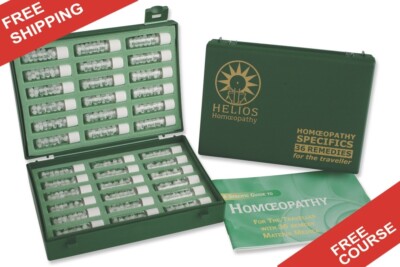 Helios Homeopathic World Traveler Kit with free #newbie homeopathy course