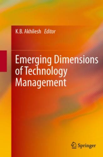Thumbnail - Emerging Dimensions Of Technology Management 4859