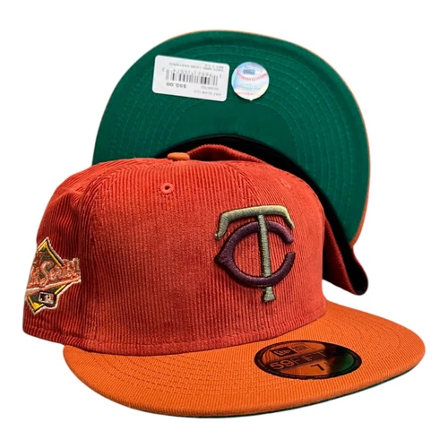 New Era Minnesota Twins Cord Dream 59FIFTY Fitted Hat 1987 World Series 7 3/8