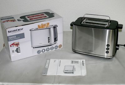 SC STE950A1 Designer Toaster Doppelschlitz 950 W 6 Stufen Brotaufsatz Edelstahl 