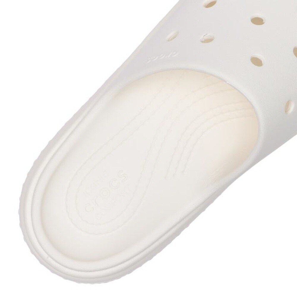 New Womens CROCS STOMP SLIDE 209346-0WV CHALK WHITE US W 5-8 TAKSE