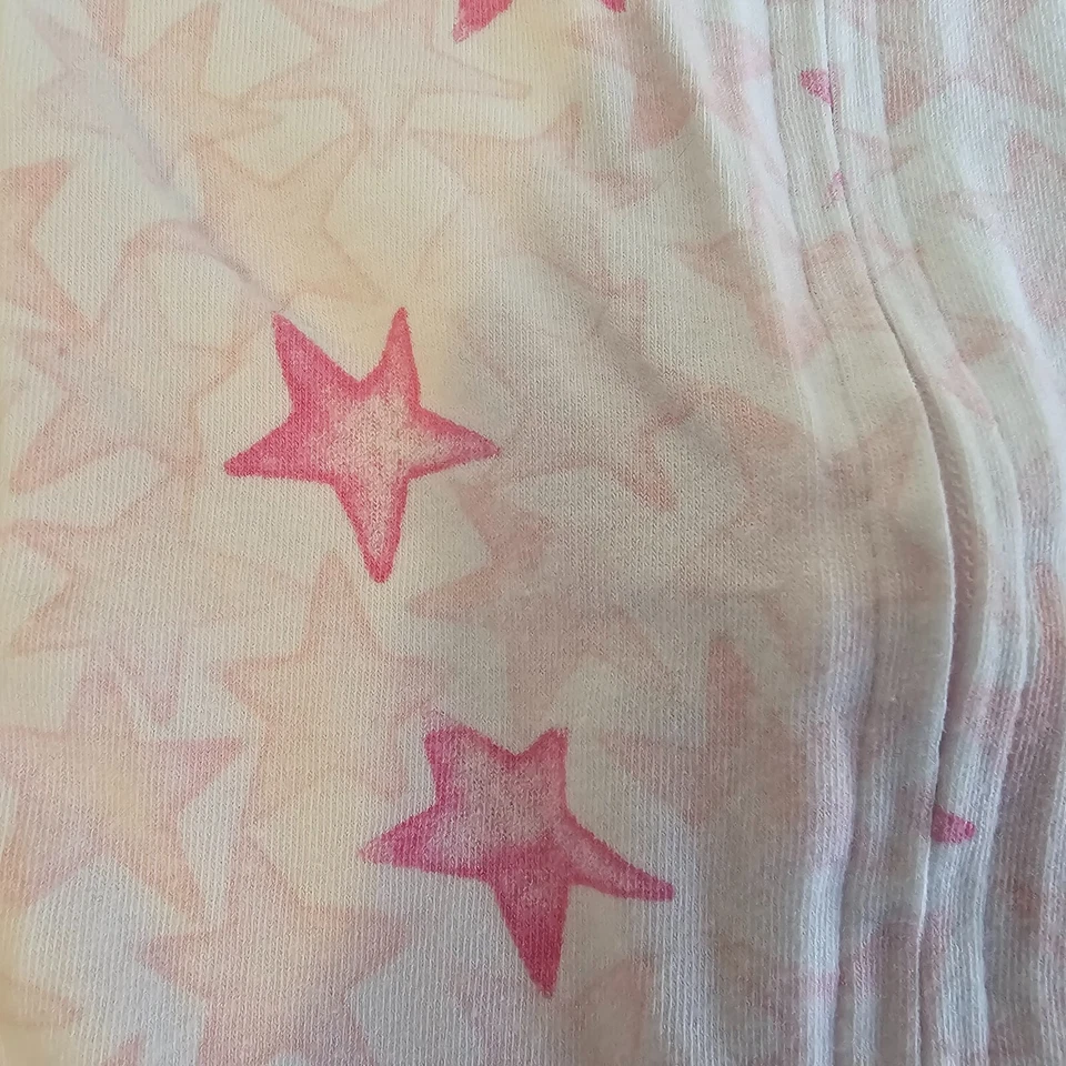 Saco Aden + Anais Essentials bebê swaddle zíper cápsula rosa estrela menina 0-3 meses - Imagem 2 de 4