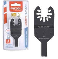 2x Tauchs&auml;geblatt f&uuml;r Holz & Kunststoff 10mm breit Multitool S&auml;geblatt 2 St&uuml;ck