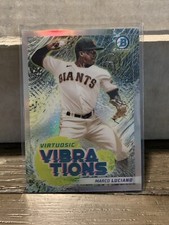 2022 Bowman Marco Luciano Chrome Virtuosic Vibrations Insert SF Giants #VV-6