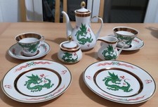 WEIMAR Porzellan Handgemalt Service für Kaffee / Tee, Made In GDR, M, GÖHLER