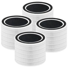 Core 200S Replacement Filter for Core 200S Smart WiFi Air Purifier, Funmit 3-...