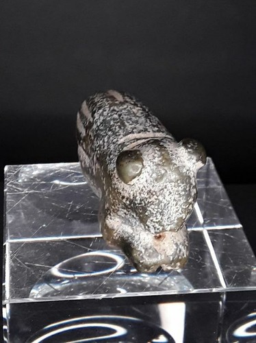 Neolithic Hongshan Nephrite Jade Cicada Insect figure - Picture 4 of 8