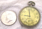 1924 Elgin Open Face Jeweled Pocket Watch in Keystone Silveroid Case, 100+ Years — photo 9