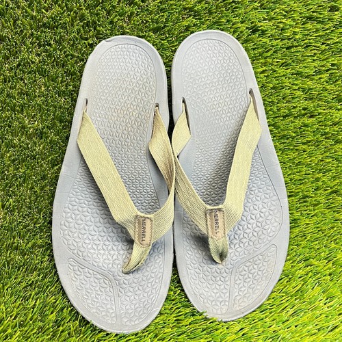 Merrell Breakwater Mens Size 9 Green Gray Beach Outdoor Flip Flops Sandals - Picture 5 of 10