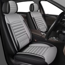 Car Faux Leather Front Row 2 Seat Covers Cushion Pad For Nissan Versa 2009-2024 Car Faux Leather Front Row 2 Seat Covers Cushion Pad For Nissan Versa 2009-2024