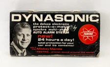 Mickey Mantle Vintage Fedtro New Dynasonic Protect-O-MaticAlarm System 24904