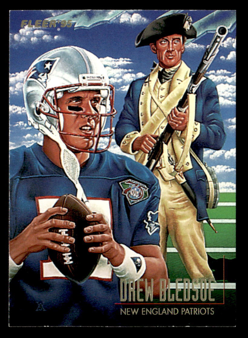 Drew Bledsoe 1995 Fleer Pro Visions Card #4 New England Patriots