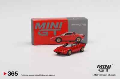 MINI GT Lancia Stratos HF Stradale Rosso Arancio #365 ( hand