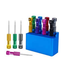 Dental Implant Screw Driver Kit Lab Abutment Implant Tools Drivers with Holder