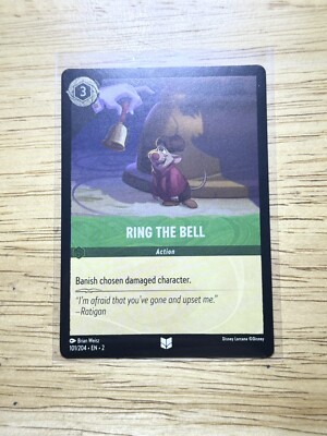 Disney Lorcana Rise of The Floodborn - Ring The Bell 101/204 Uncommon Cold Foil