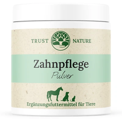 Zahnpflegepulver I Intensivpflege I 3 Monatspackung I Tiere I 🌿 Trust Nature 🌿