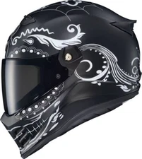 Open Box ScorpionEXO Adult Covert FX EL Malo Motorcycle Helmet White/Black 2XL