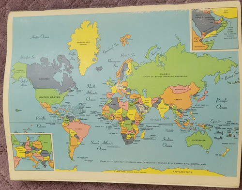 Around The World Mixed Lot Of Stamps Plus Stamp Book Washington Lincoln - 第 19/21 張圖片