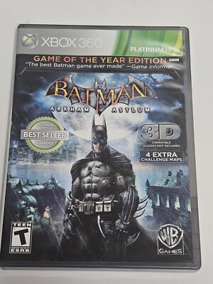 Batman: Arkham Asylum -- Game of the Year Edition (Microsoft Xbox 360, 2010)