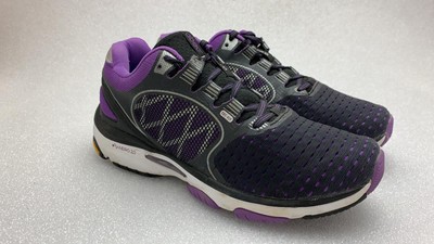 dark purple sneakers