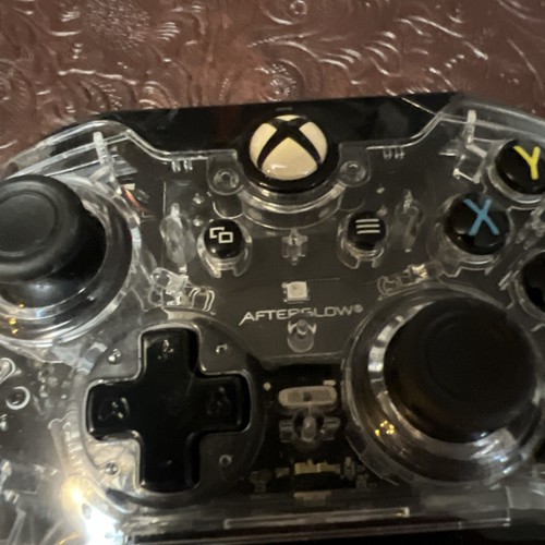 AfterGlow Wired Prismatic LED Lighting Gaming Controller For Xbox One Untested - Picture 3 of 8