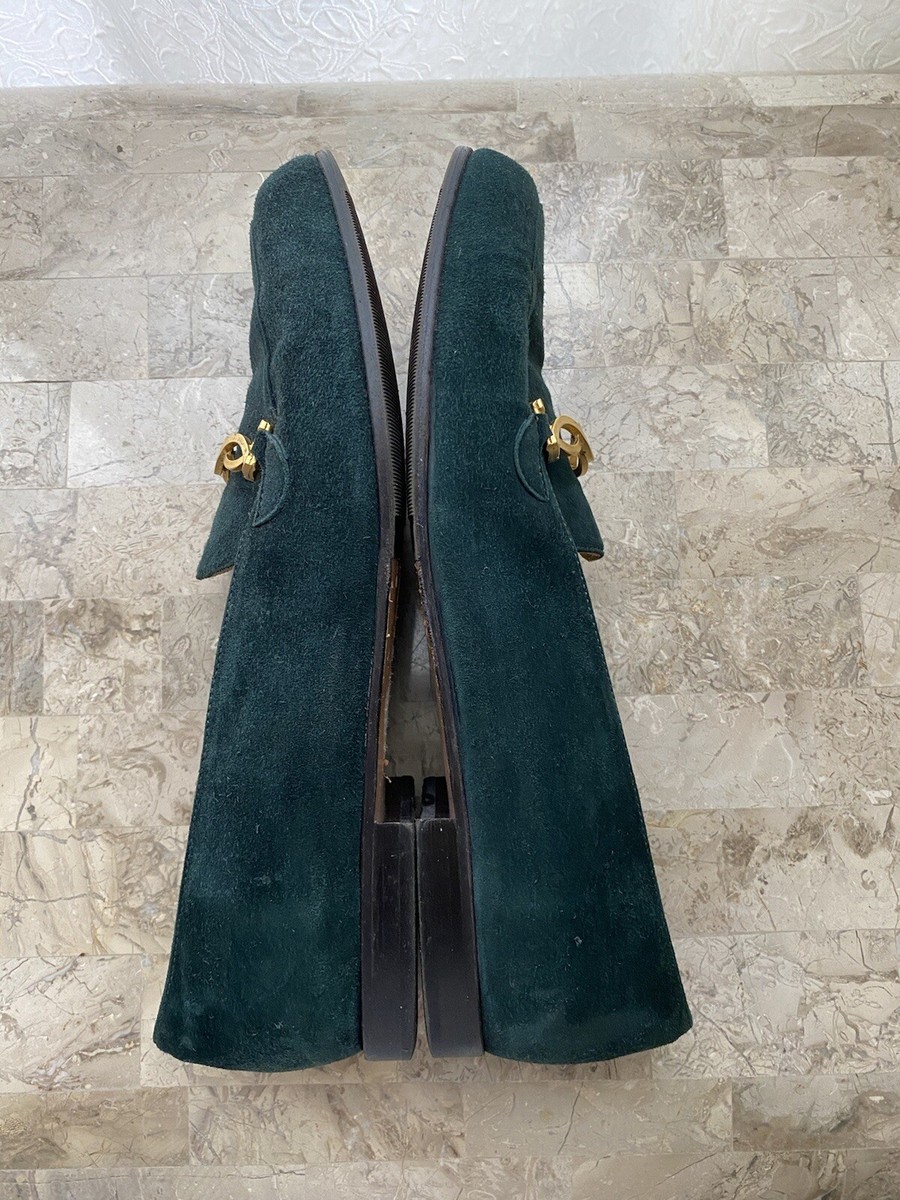 靴 BALLY Green suede loafers 24cm Bally of Switzerland Hunter Green Suede Loafers Size 8.5 B