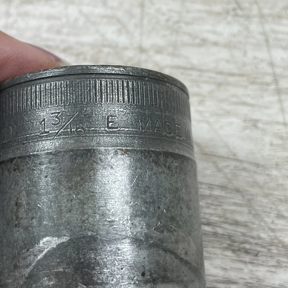 Snap On USA Socket Set 1/2” Drive 12 Point 1 3/16 + 1 1/8 + 1 + 19/32 + 11/16 + - Image 4 of 4