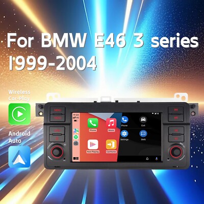 Autoradio CarPlay Android Auto BT BMW E46 3er Serie 1999-2004 DAB Mirror Link